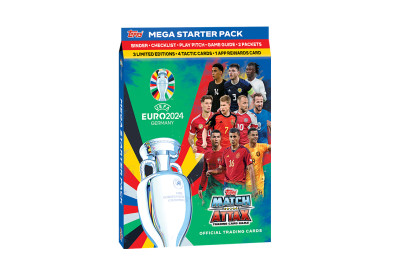Starterpack fotbalových kartiček Topps Match Attax EURO 2024