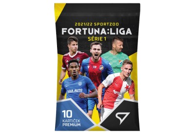 Premium balíček fotbalových kartiček SportZoo FORTUNA:LIGA 2021/22 Série 1