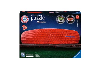 3D Puzzle Allianz Arena (Noční edice) 216 dílků