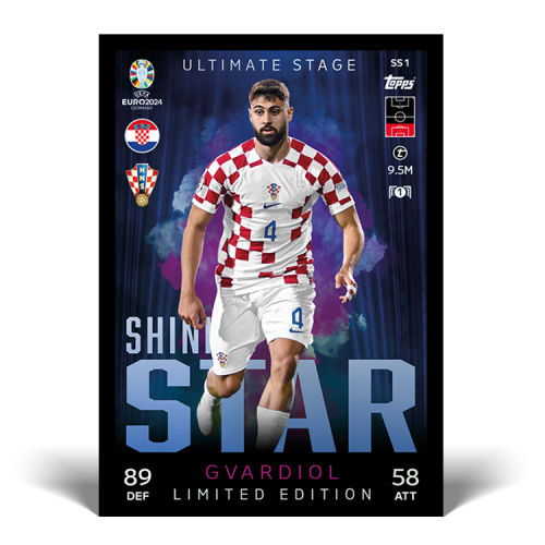 Malá krabička Topps Match Attax EURO 2024 Mini Tin 2 Shining Stars
