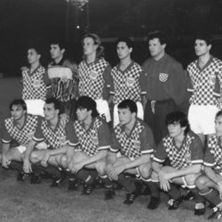 Retro fotbalový dres COPA Chorvatsko 1990