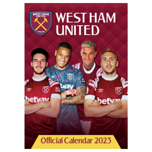 Nástěnný kalendář West Ham United FC 2023