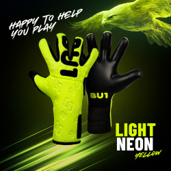 Brankářské rukavice BU1 Light Neon Yellow Hyla