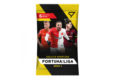Retail balíček fotbalových kartiček SportZoo FORTUNA:LIGA 2022/23 Série 2