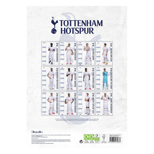 Nástěnný kalendář Tottenham Hotspur 2024