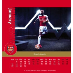 Stolní kalendář Arsenal FC 2019