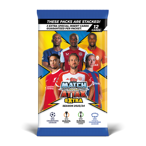 Balíček fotbalových kartiček Topps Match Attax Extra 2023/2024