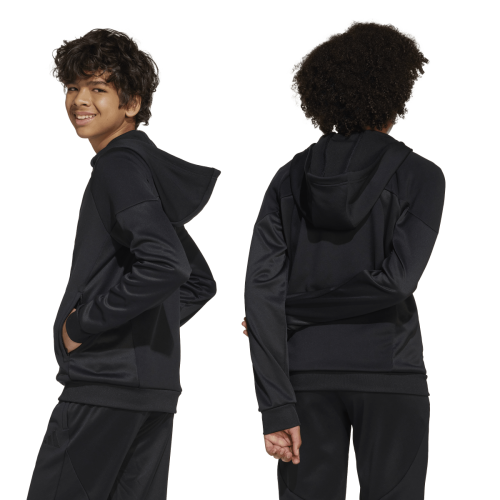 Dětská mikina s kapucí adidas Tiro 25 Travel Full-Zip