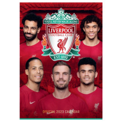 Nástěnný kalendář Liverpool FC 2023
