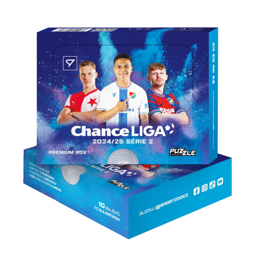 Premium box fotbalových kartiček SportZoo Chance Liga 2024/25 - 2.série