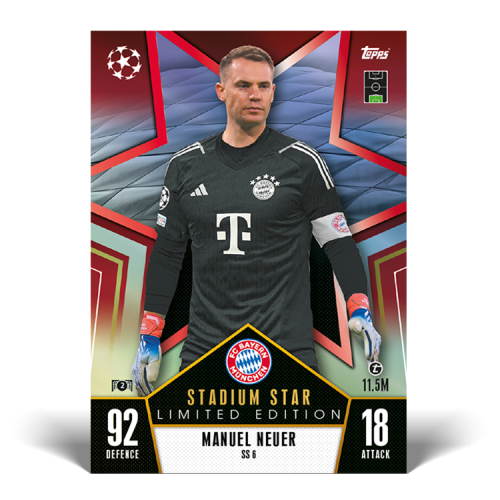 Velká dárková krabička Topps Match Attax 2023/2024 Mega Tin 2 Blue