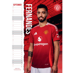 Nástěnný kalendář Manchester United FC 2025