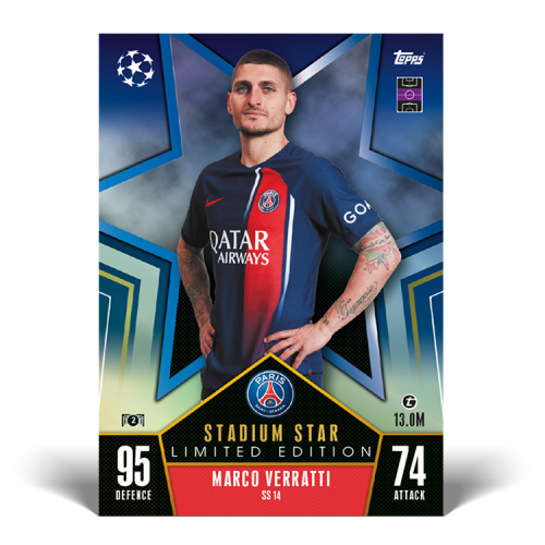 Velká dárková krabička Topps Match Attax 2023/2024 Mega Tin 4 Orange