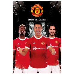 Nástěnný kalendář Manchester United FC 2022