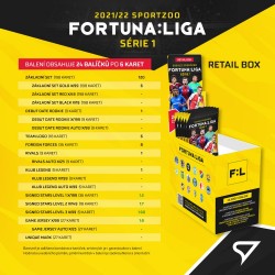 Retail box fotbalových kartiček SportZoo FORTUNA:LIGA 2021/22 Série 1