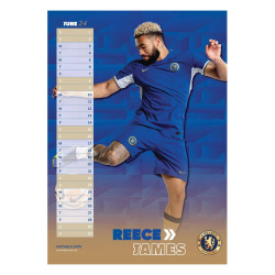Nástěnný kalendář Chelsea FC 2024