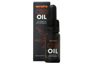 CBD olej s rozmarýnem Spophy CBD Oil 5%