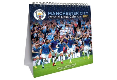 Stolní kalendář Manchester City FC 2021