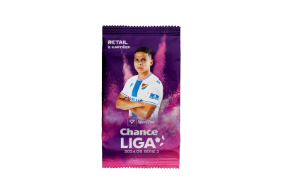 Retail balíček fotbalových kartiček SportZoo Chance Liga 2024/25 - 2.série