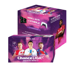 Retail box fotbalových kartiček SportZoo Chance Liga 2024/25 - 2.série