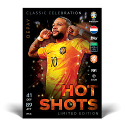 Velká krabička Topps Match Attax EURO 2024 Mega Tin 1 Hot Shots