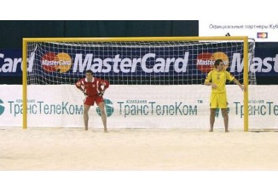 Hliníková branka pro beach fotbal 5,49 x 2,21 m