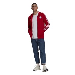 Mikina adidas FC Bayern Mnichov 3-Stripes Full-Zip