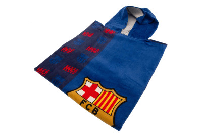 Dětské pončo FC Barcelona Blue