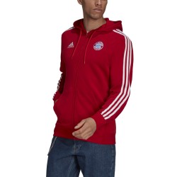 Mikina adidas FC Bayern Mnichov 3-Stripes Full-Zip